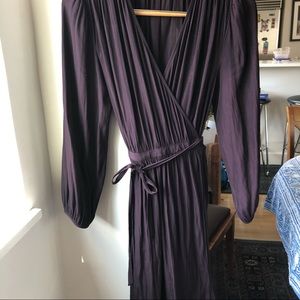 Wilfred (Aritzia) Pleated Wrap Dress